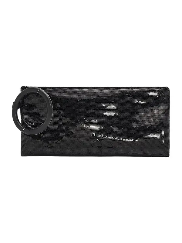 Women's Aura Sequin Embroidery Clutch