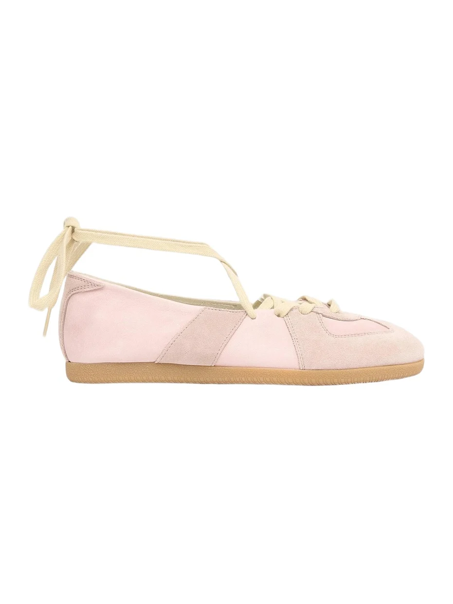 Women's Women's's Replica Leather Lace-Up Ballet Flats Women's Women's's Replica Leather Lace-Up Ballet Flats