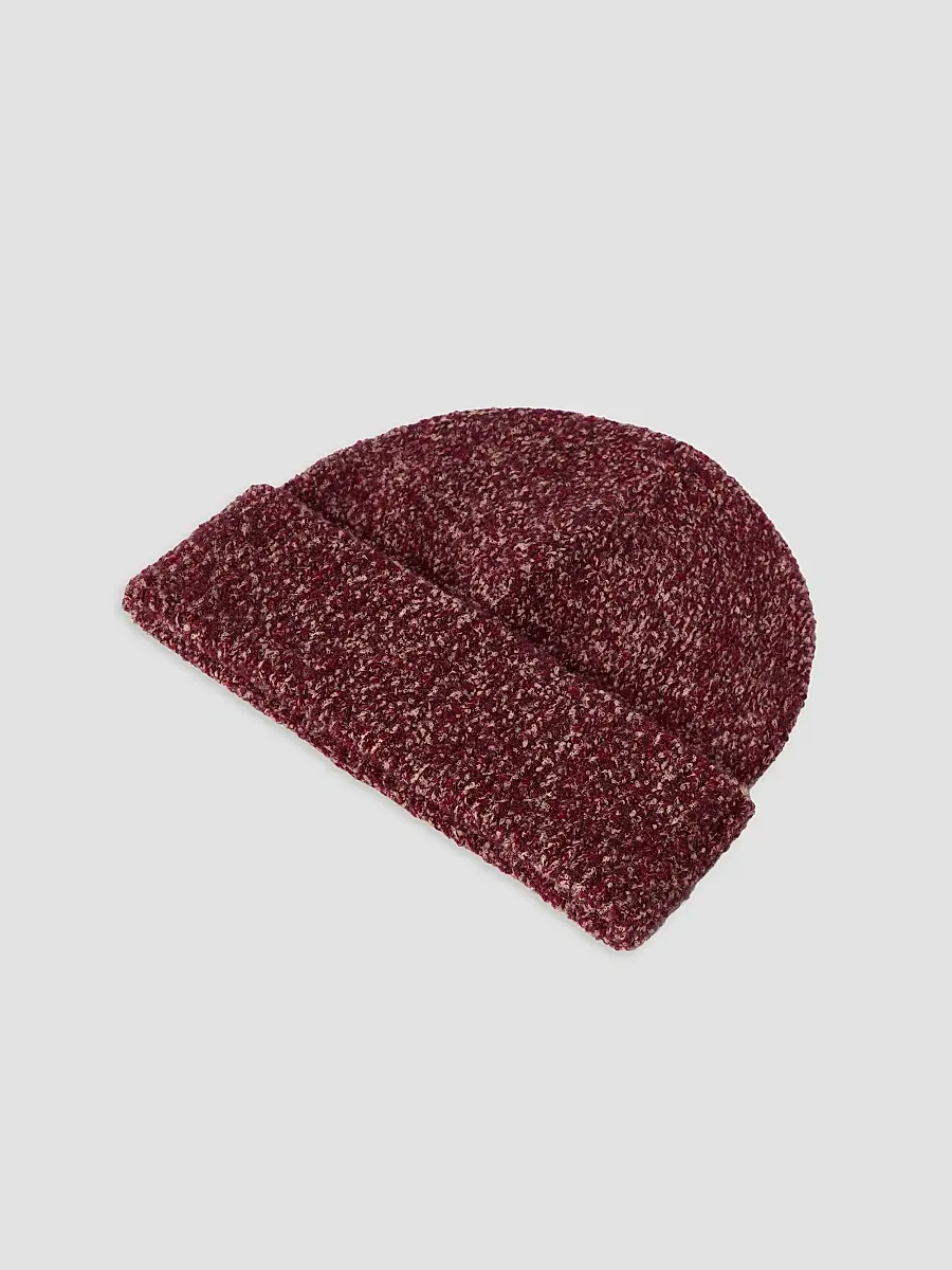 Brunello Cucinelli Men's Virgin Wool, Silk and Cashmere Ribbed Beanie | Thumbnail 2