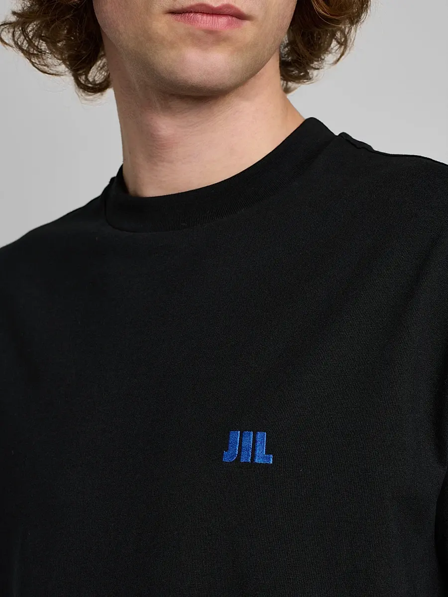 Jil Sander Men's Embroidered Logo Crewneck T-Shirt | Thumbnail 5 Jil Sander Men's Embroidered Logo Crewneck T-Shirt | Thumbnail 5