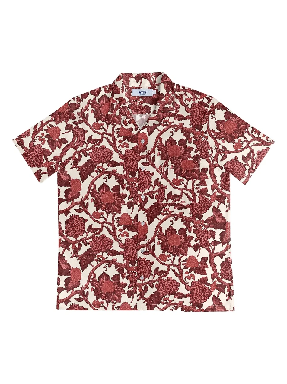 Men's Floral Regular-Fit Camp Shirt Men's Floral Regular-Fit Camp Shirt