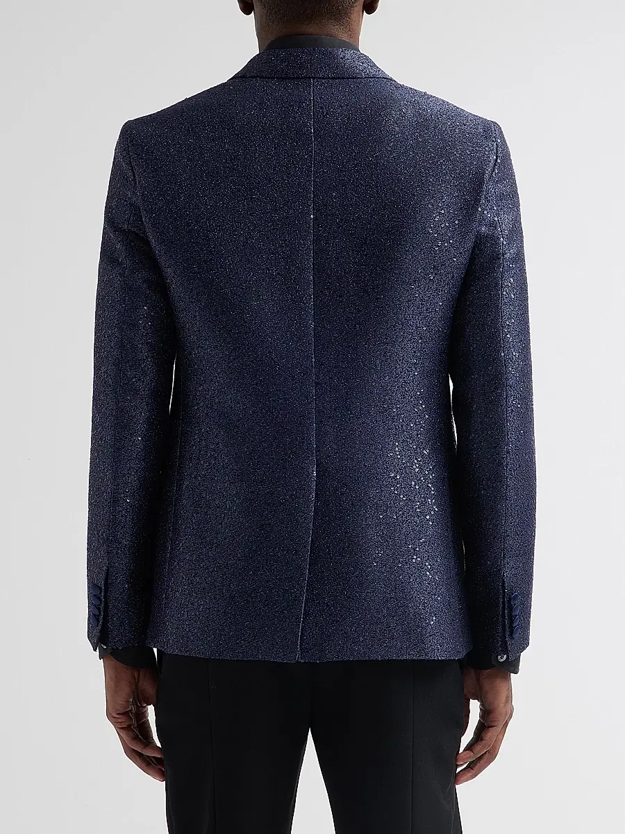 Pal Zileri Men's Sparkle Donegal-Effect Dinner Jacket | Thumbnail 3 Pal Zileri Men's Sparkle Donegal-Effect Dinner Jacket | Thumbnail 3