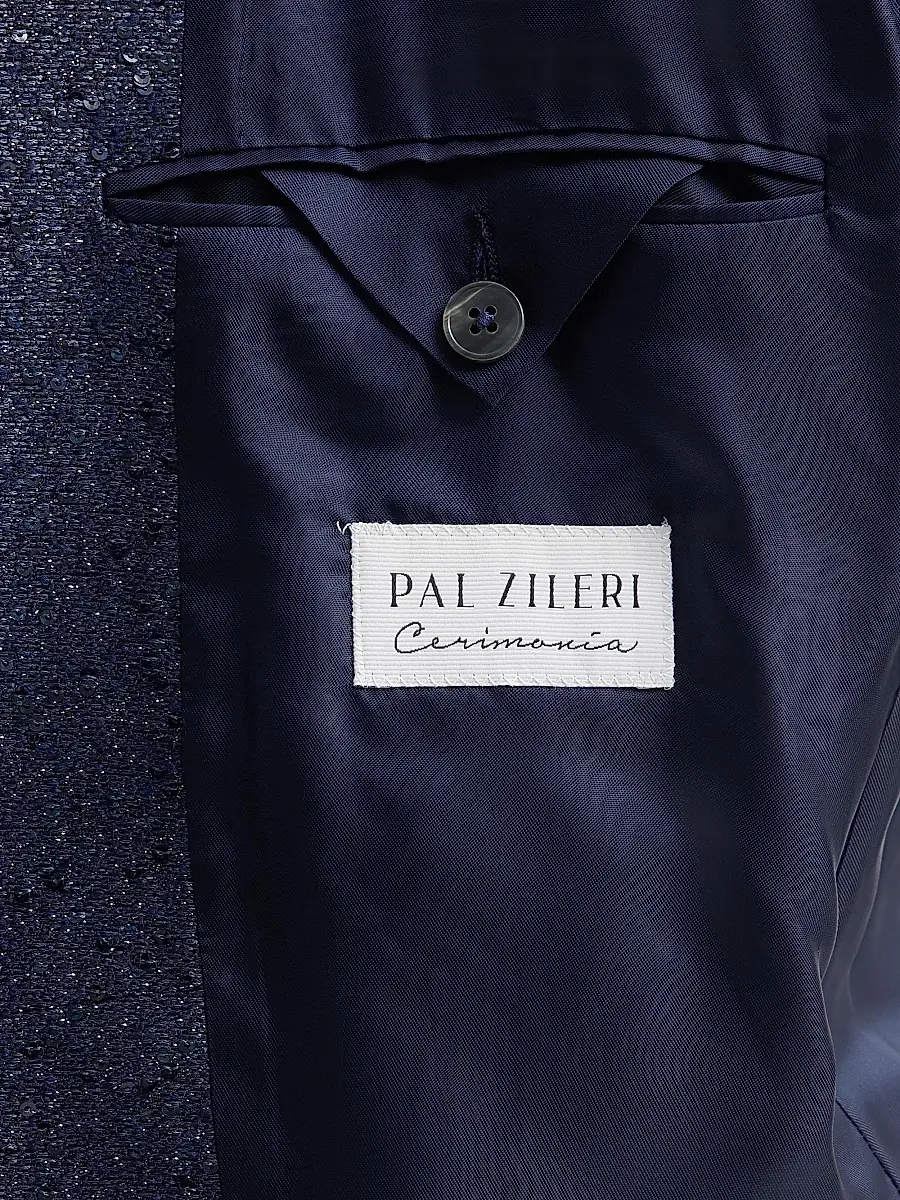 Pal Zileri Men's Sparkle Donegal-Effect Dinner Jacket | Thumbnail 6 Pal Zileri Men's Sparkle Donegal-Effect Dinner Jacket | Thumbnail 6