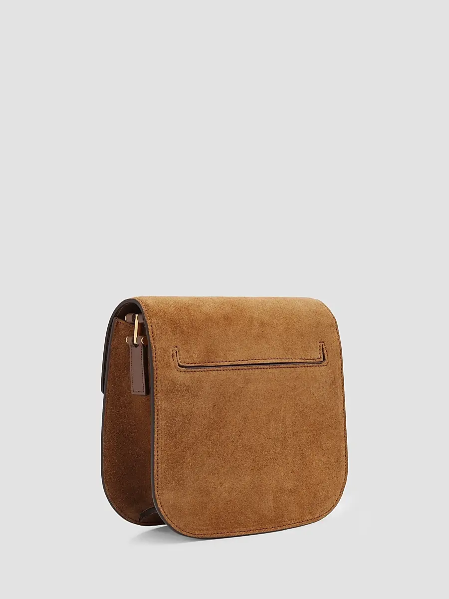 Tom Ford Women's Tara Suede Mini Flap Crossbody Bag | Thumbnail 3 Tom Ford Women's Tara Suede Mini Flap Crossbody Bag | Thumbnail 3
