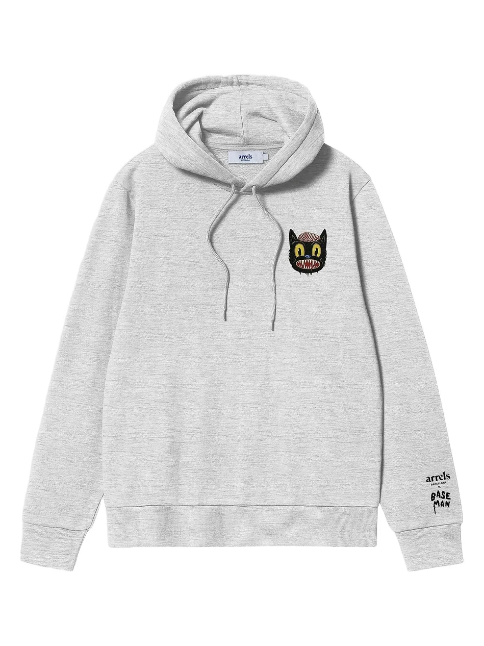 Men's Small Cat Cotton Hoodie