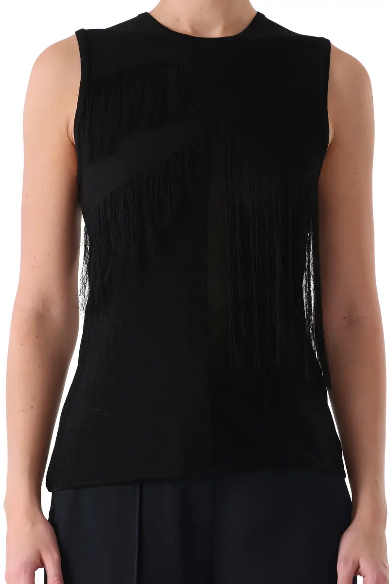 Jason Wu Collection SLEEVELESS FRINGE KNIT TOP | Thumbnail 2 Jason Wu Collection SLEEVELESS FRINGE KNIT TOP | Thumbnail 2