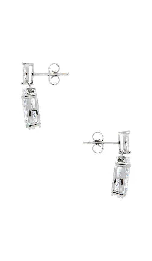 By Adina Eden Fancy Cz Marquise X Pear Dangle Stud Earring | Thumbnail 2 By Adina Eden Fancy Cz Marquise X Pear Dangle Stud Earring | Thumbnail 2