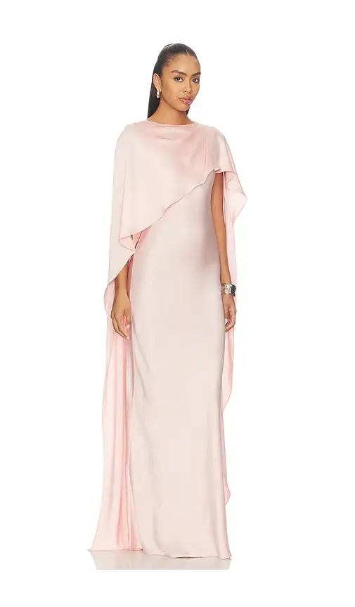 Simkhai Izel Cape Gown | Thumbnail 2
