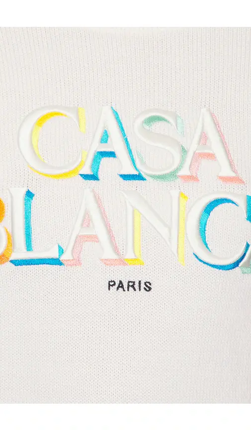 Casablanca Stacked Logo Jumper | Thumbnail 5 Casablanca Stacked Logo Jumper | Thumbnail 5