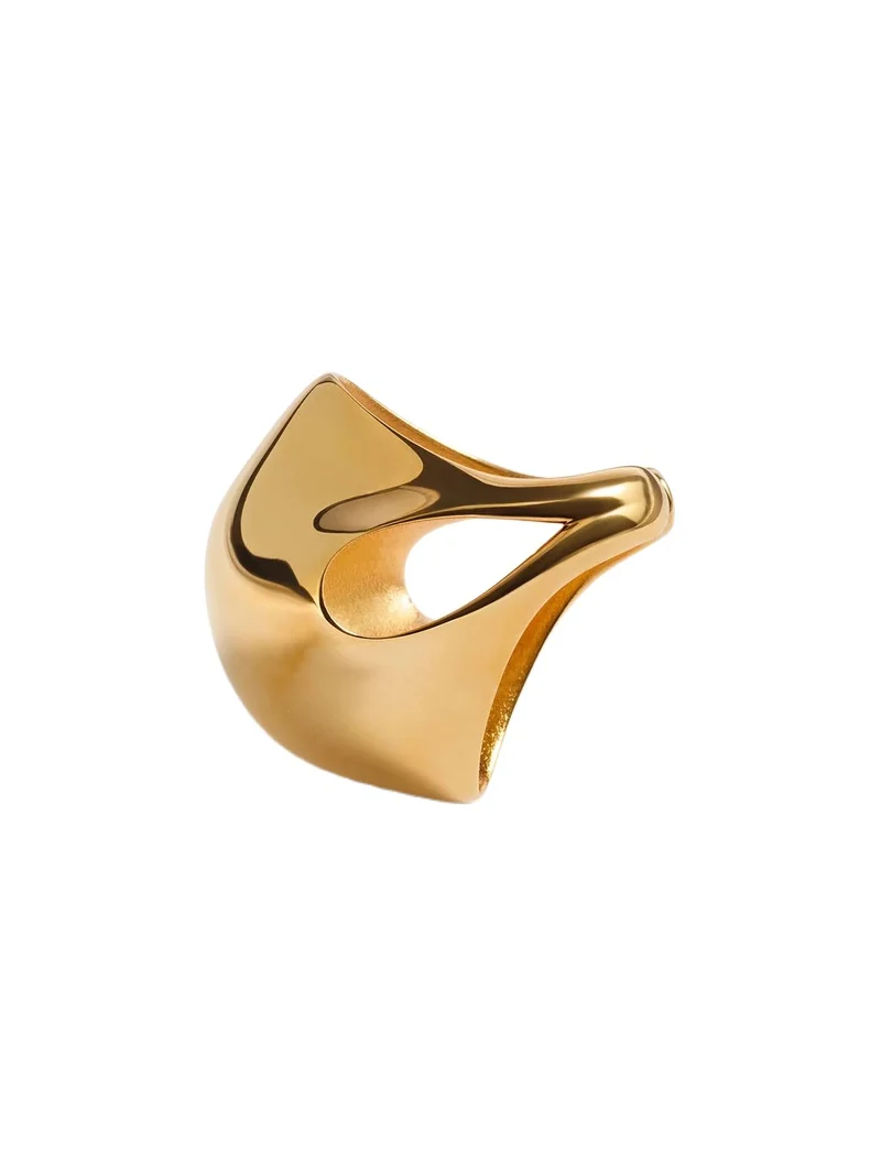 Khaite Lotus Ring In Gold