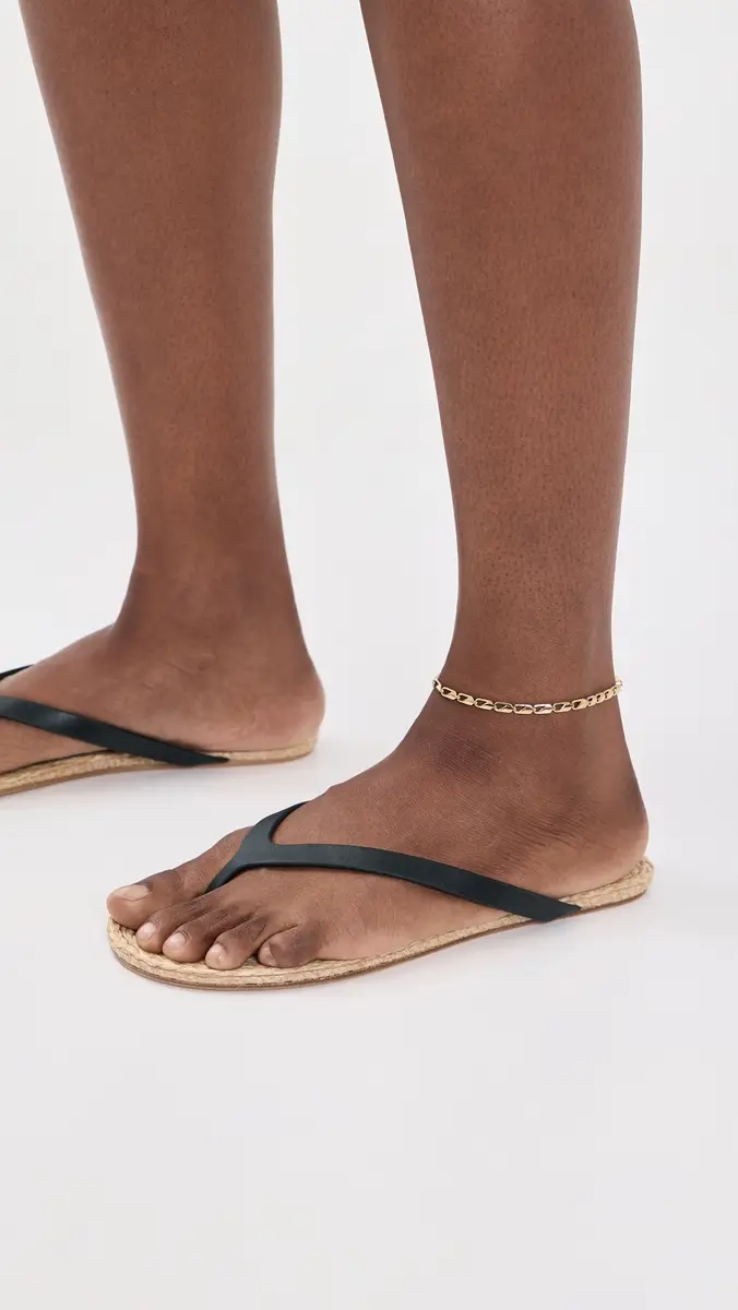 Christopher Esber Palma Flip Flops Black/Natural | Thumbnail 3 Christopher Esber Palma Flip Flops Black/Natural | Thumbnail 3