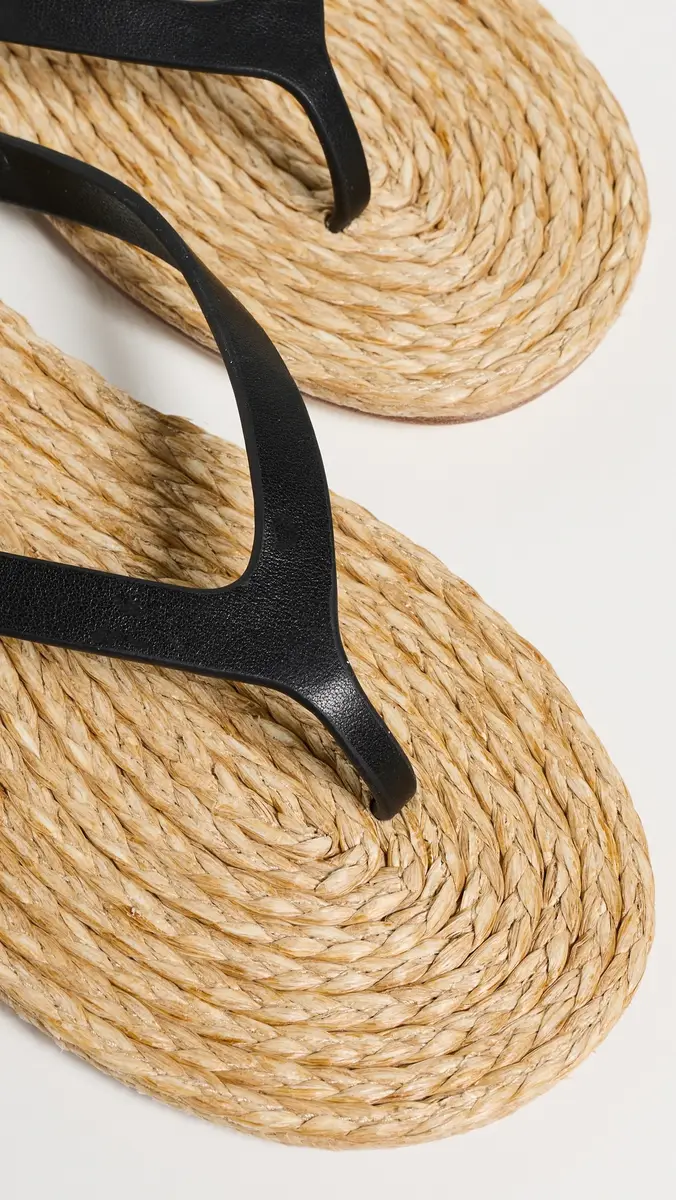 Christopher Esber Palma Flip Flops Black/Natural | Thumbnail 6 Christopher Esber Palma Flip Flops Black/Natural | Thumbnail 6