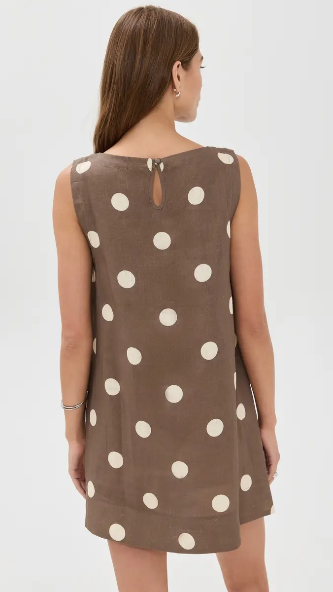 VRG GRL Aftersun Linen Mini Dress Spot | Thumbnail 3 VRG GRL Aftersun Linen Mini Dress Spot | Thumbnail 3