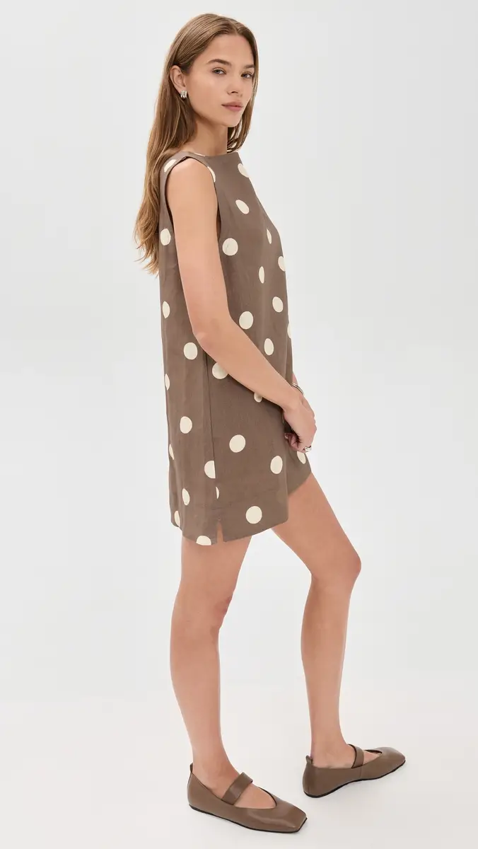VRG GRL Aftersun Linen Mini Dress Spot | Thumbnail 4 VRG GRL Aftersun Linen Mini Dress Spot | Thumbnail 4
