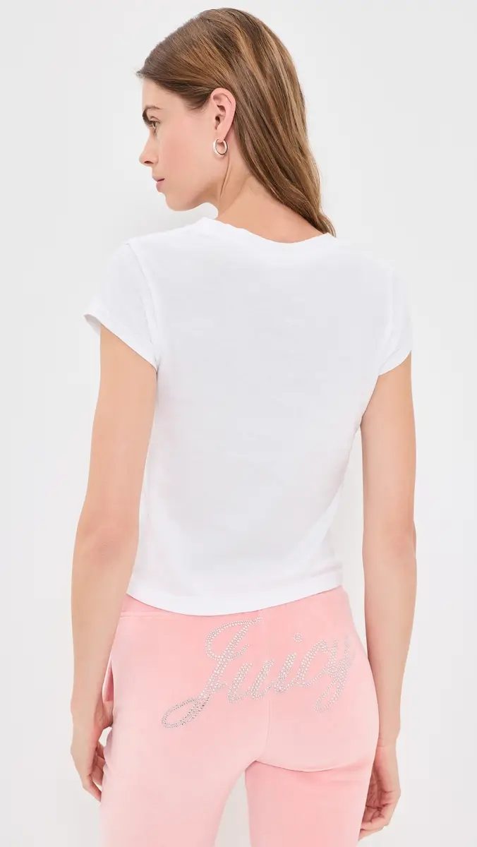 Sporty & Rich x Juicy Couture Emblem Essentials Tee | Thumbnail 3 Sporty & Rich x Juicy Couture Emblem Essentials Tee | Thumbnail 3