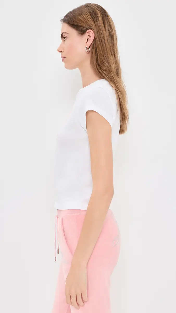 Sporty & Rich x Juicy Couture Emblem Essentials Tee | Thumbnail 4 Sporty & Rich x Juicy Couture Emblem Essentials Tee | Thumbnail 4