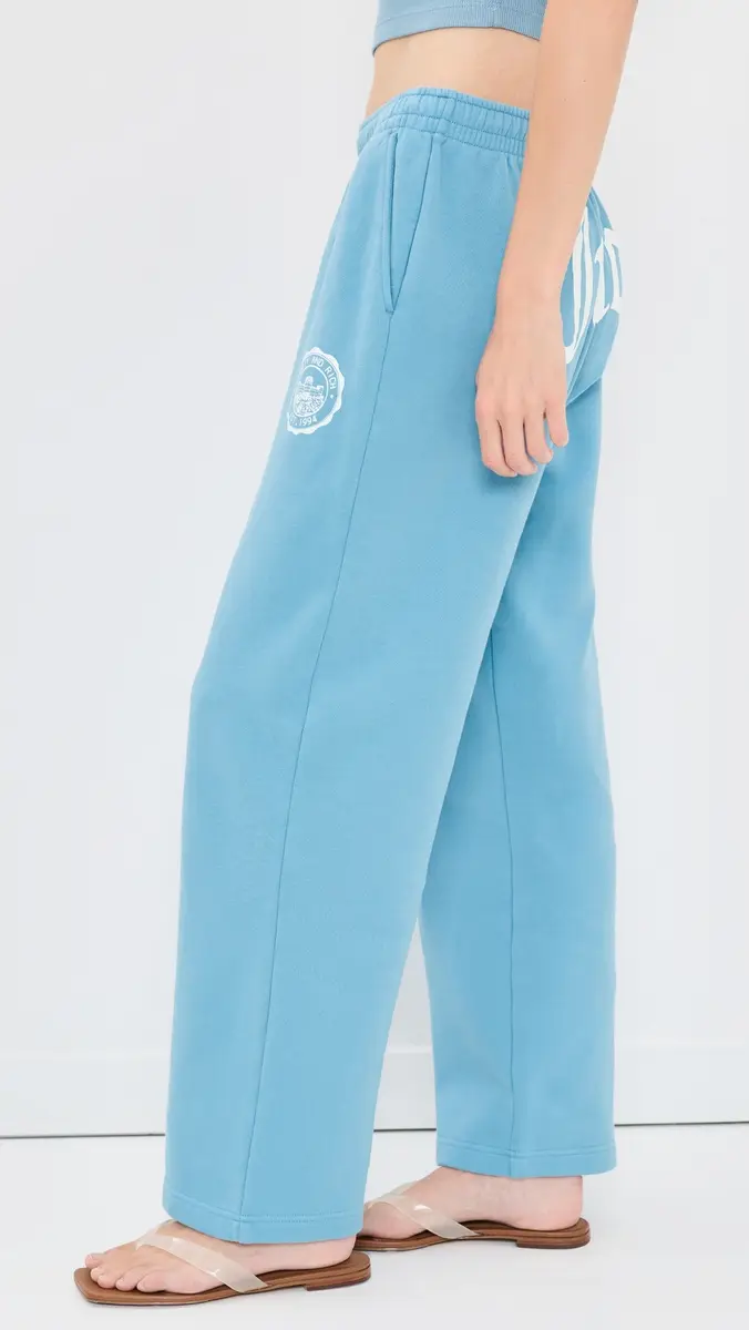 Sporty & Rich X Juicy Couture Emblem Wide Sweatpants | Thumbnail 4