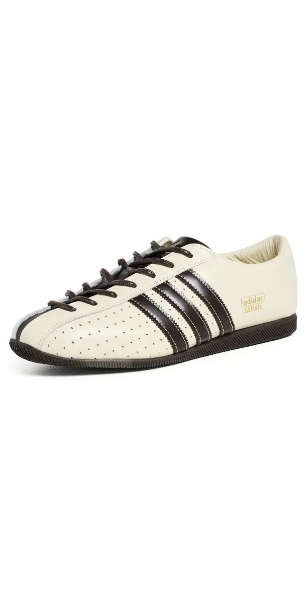 Adidas Japan Lux Sneakers Cream White/Coffee/Gold Met 6 | Image 1 Adidas Japan Lux Sneakers Cream White/Coffee/Gold Met 6 | Image 1