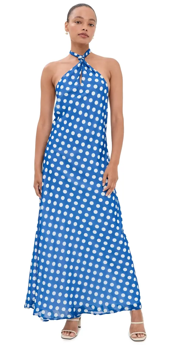 Solid & Striped The Brisa Dress Blue Stripe/Dot S | Image 1 Solid & Striped The Brisa Dress Blue Stripe/Dot S | Image 1
