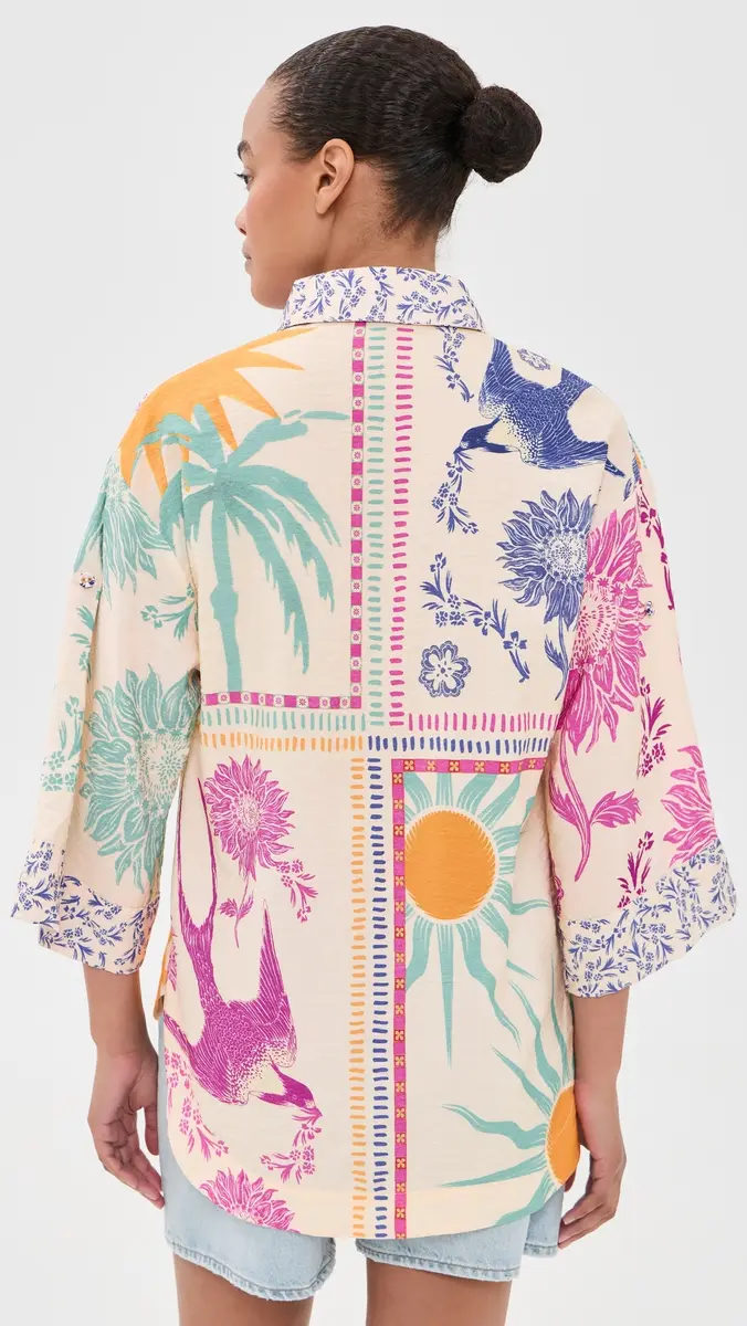 Agua Bendita Chrissy Button Down Shirt | Thumbnail 3 Agua Bendita Chrissy Button Down Shirt | Thumbnail 3