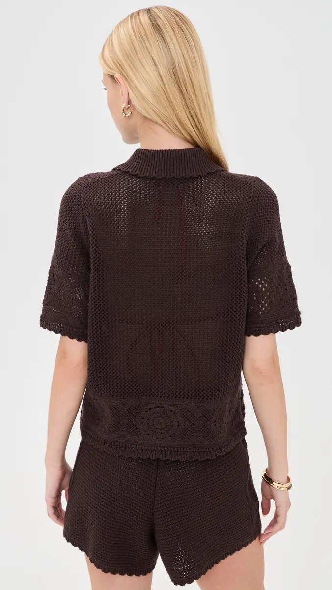 Marine Layer Crochet Button Down | Thumbnail 3 Marine Layer Crochet Button Down | Thumbnail 3