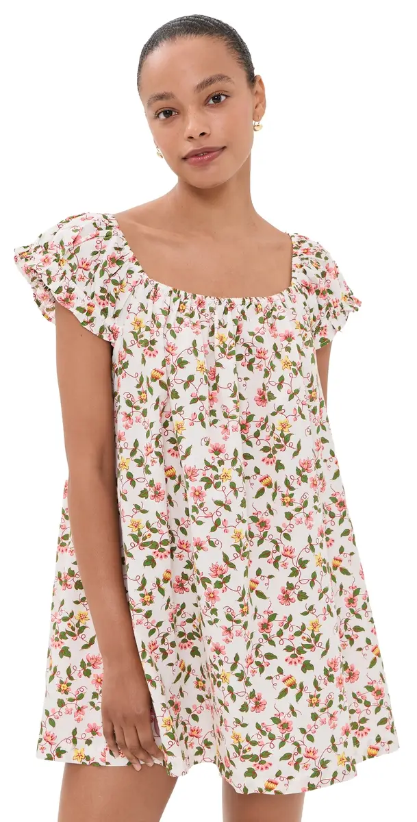 La Maregold The Ophelia Mini Dress Vintage Floral | Image 1 La Maregold The Ophelia Mini Dress Vintage Floral | Image 1