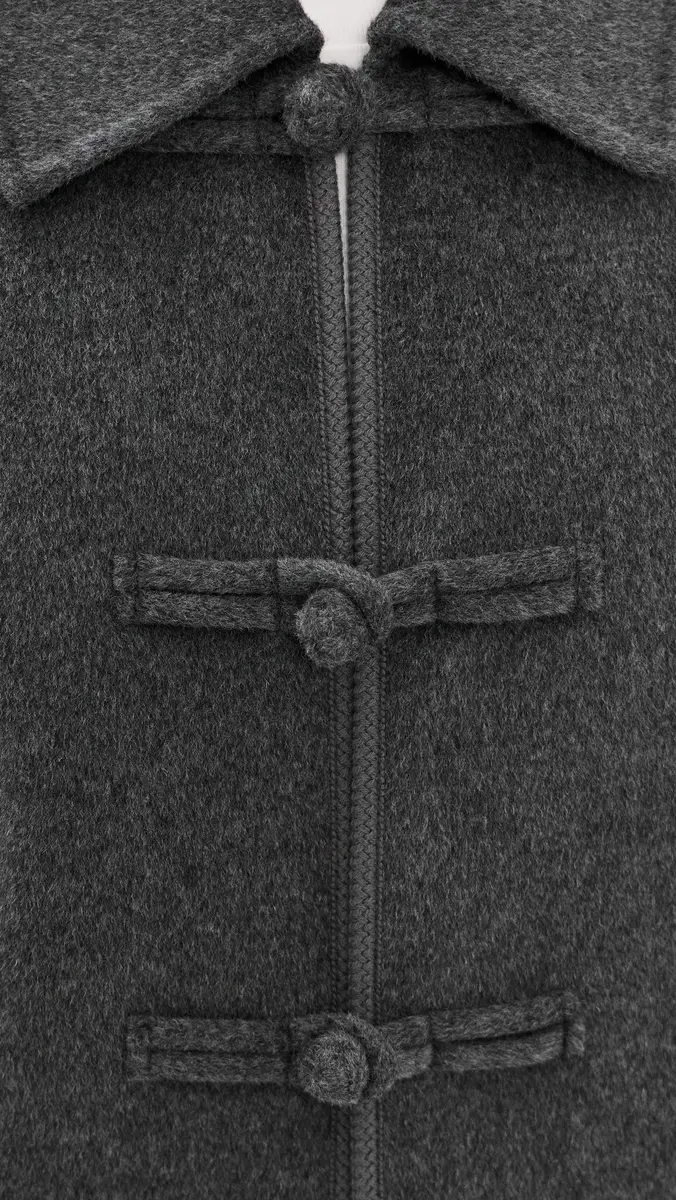 Róhe Double-Faced Wool Jacket Dark Grey Melange | Thumbnail 6 Róhe Double-Faced Wool Jacket Dark Grey Melange | Thumbnail 6