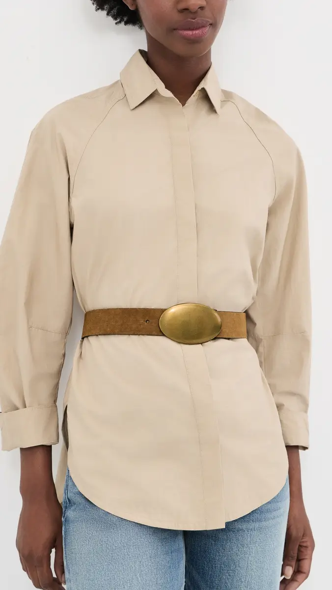 Madewell LG Oval Plaque Belt | Thumbnail 3