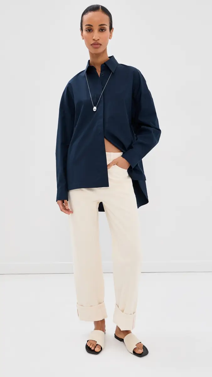Tibi Selvedge Denim 5 Pocket Alec Jeans | Thumbnail 4