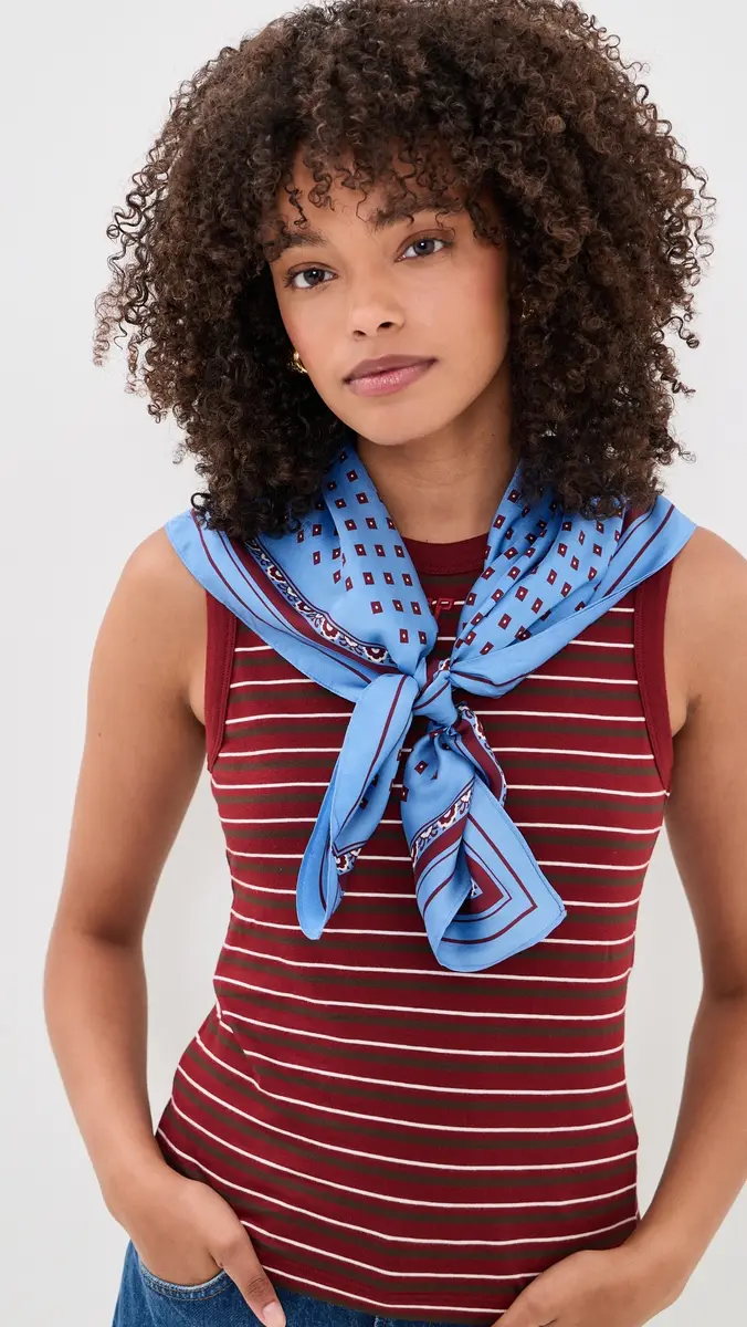 Madewell Medium Silk Bandana | Thumbnail 3