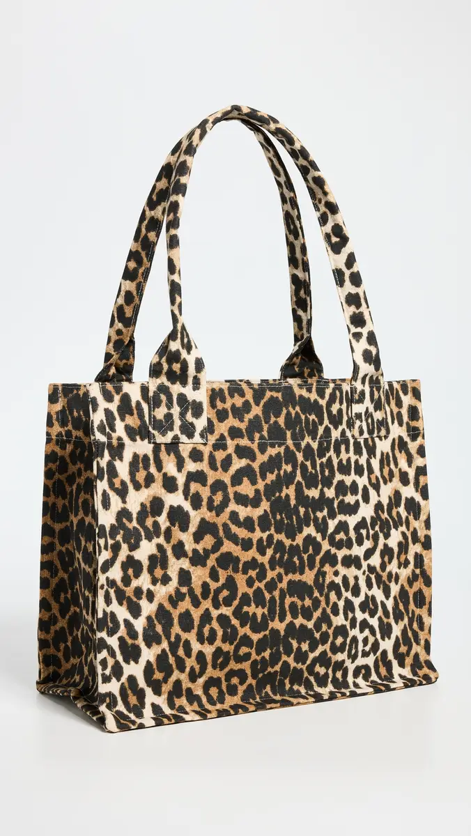 Ganni Large Easy Shopper Print Tote | Thumbnail 4