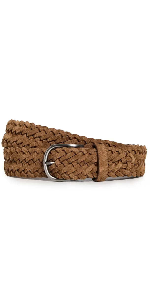 Anderson's Suede Woven Belt Tan M3 34 | Image 1 Anderson's Suede Woven Belt Tan M3 34 | Image 1
