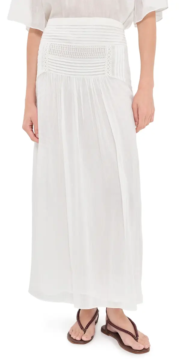 Isabel Marant Étoile Pylka Skirt White | Image 1 Isabel Marant Étoile Pylka Skirt White | Image 1