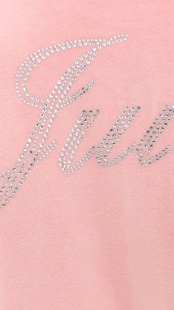 Sporty & Rich Juicy Script Velour Zip Hoodie | Thumbnail 6 Sporty & Rich Juicy Script Velour Zip Hoodie | Thumbnail 6