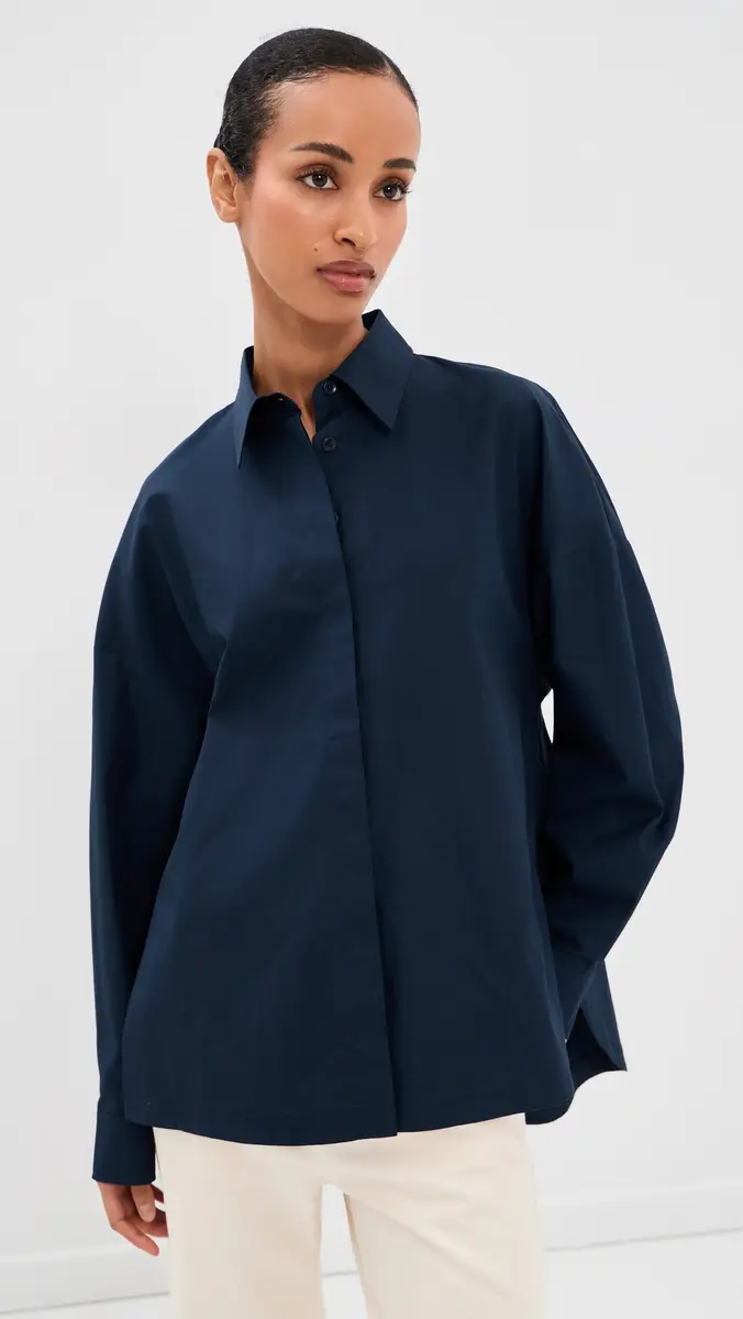 Tibi Gabe Oversized Button Down Shirt | Thumbnail 2