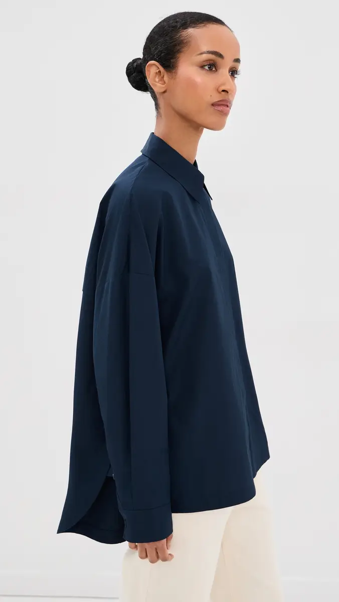 Tibi Gabe Oversized Button Down Shirt | Thumbnail 4
