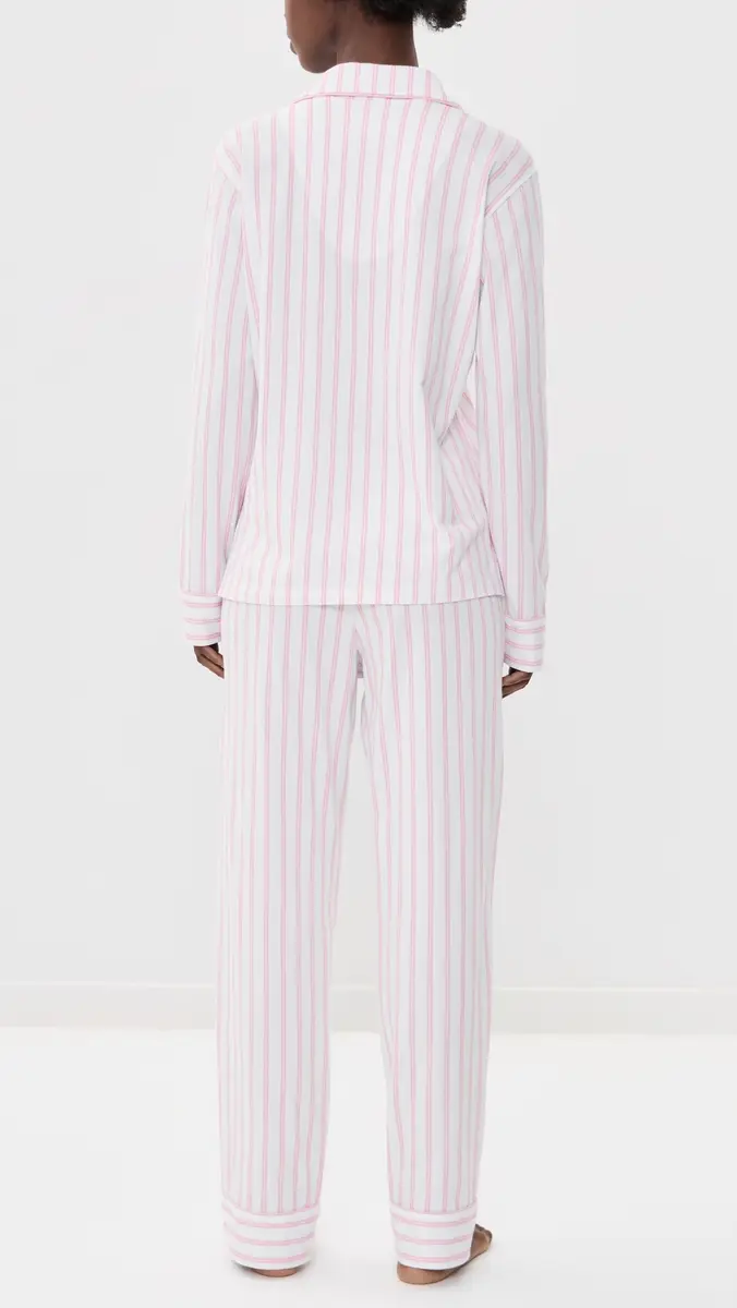 Petite Plume Luxe Pima Cotton Stripe Pajama Set | Thumbnail 3