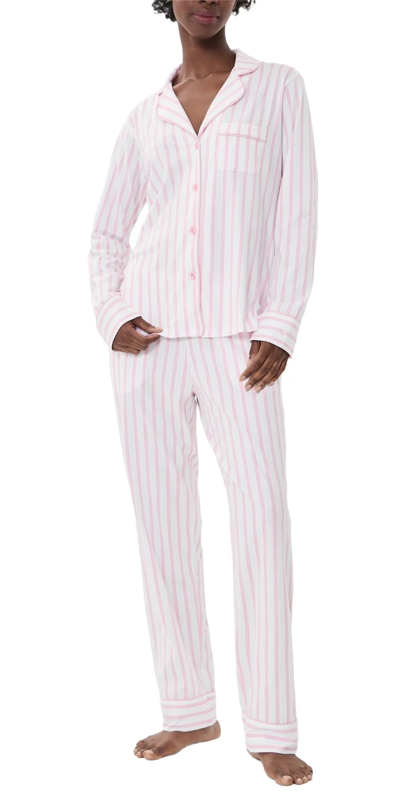 Luxe Pima Cotton Stripe Pajama Set