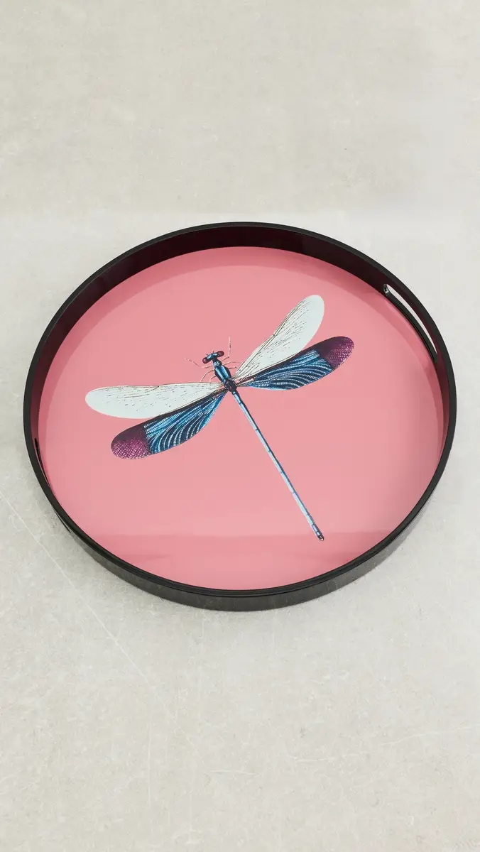 LES OTTOMANS Dragonfly Lacquered Tray | Thumbnail 2