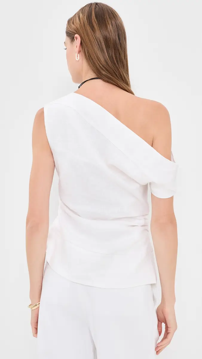 VRG GRL Eilish Linen Top | Thumbnail 3