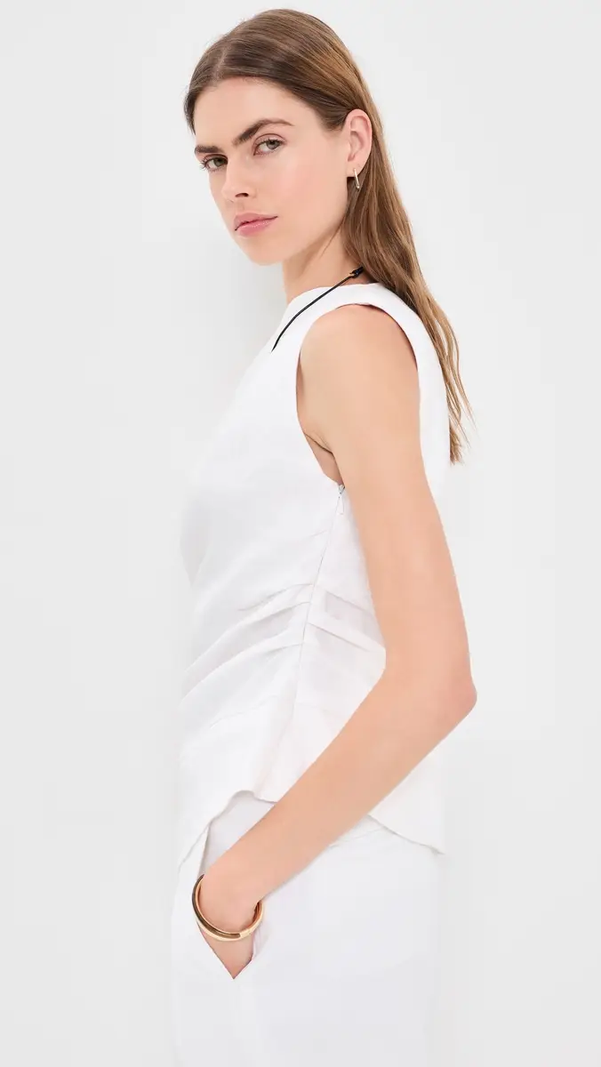 VRG GRL Eilish Linen Top | Thumbnail 4