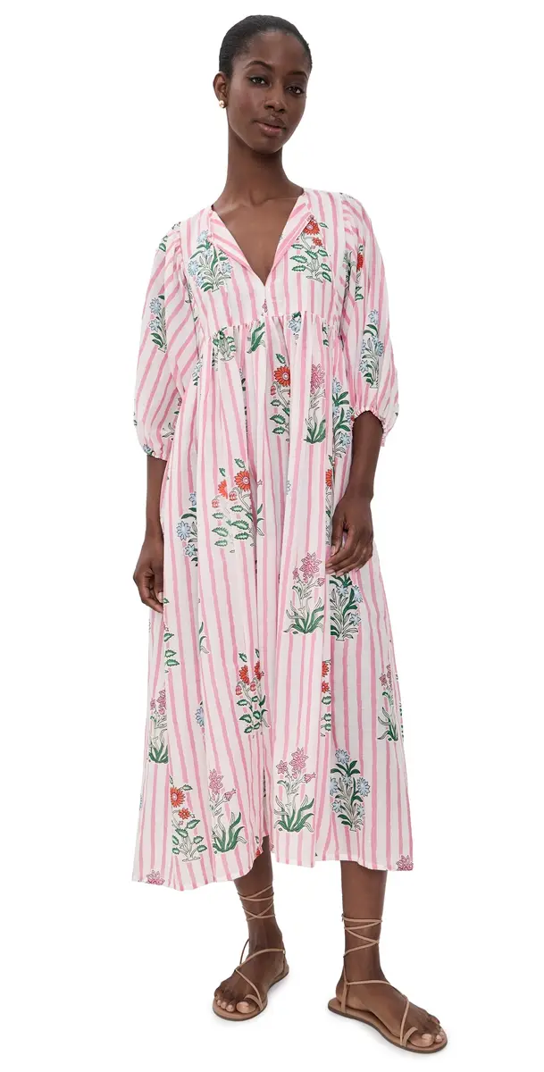 Sylvie Cotton Maxi Tunic Dress