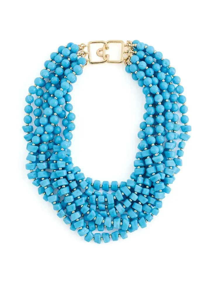 Turquoise Multi-Strand Necklace Turquoise Multi-Strand Necklace