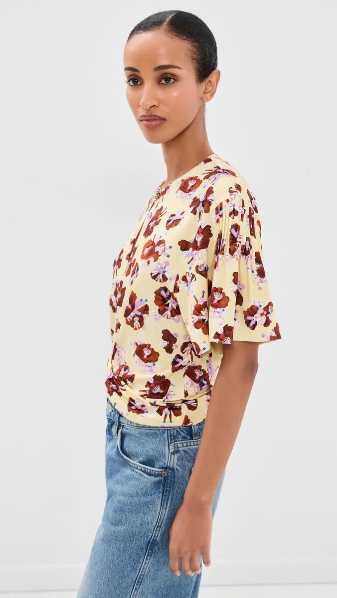 Rabanne Floral Top | Thumbnail 4 Rabanne Floral Top | Thumbnail 4