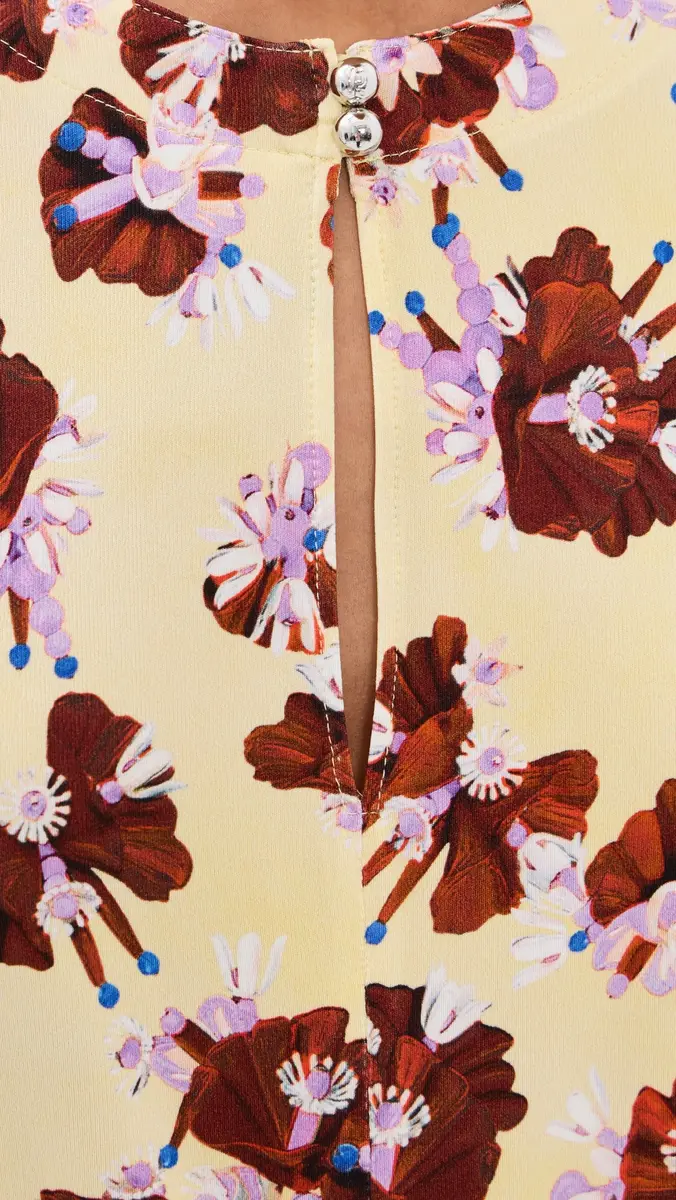 Rabanne Floral Top | Thumbnail 6 Rabanne Floral Top | Thumbnail 6