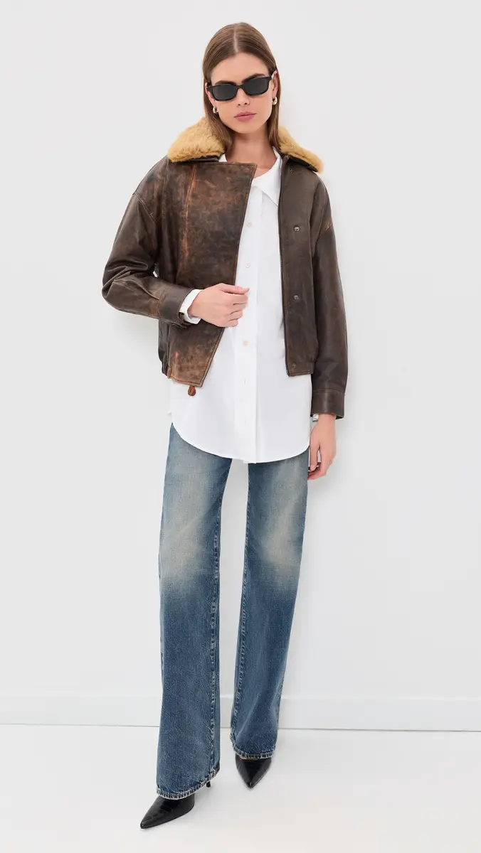 R13 Tall Collar Boyfriend Button Up Shirt | Thumbnail 5 R13 Tall Collar Boyfriend Button Up Shirt | Thumbnail 5