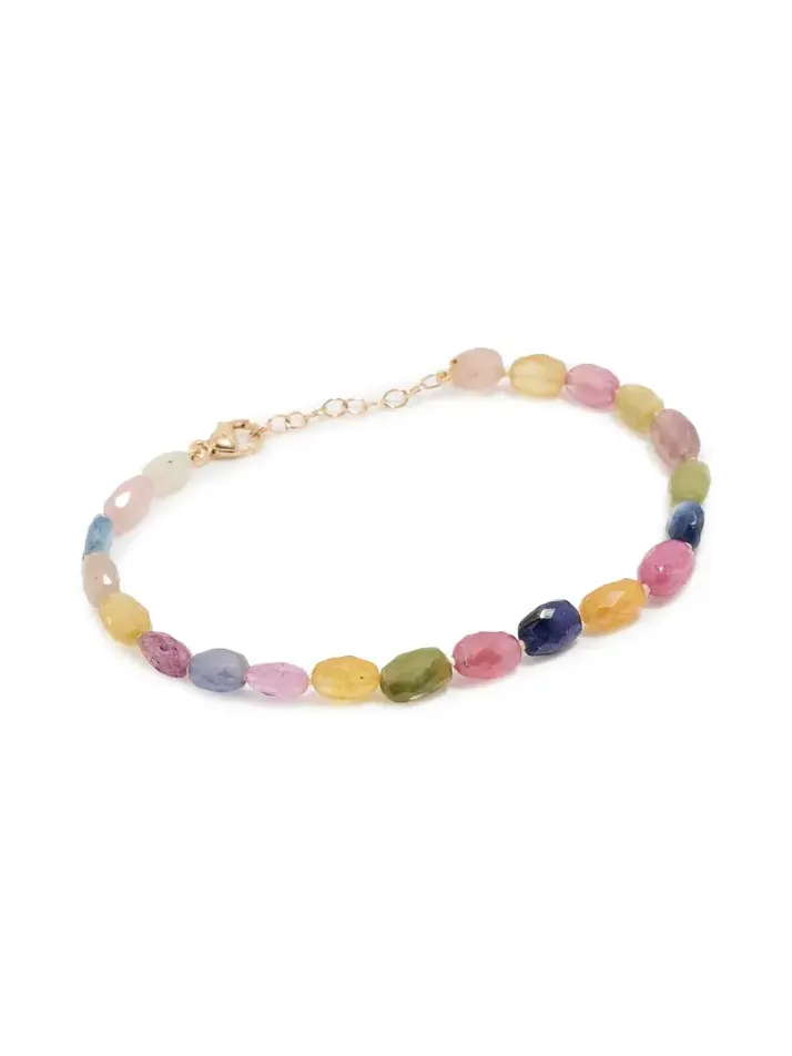 14k Large Rainbow Sapphire Candy Bracelet 14k Large Rainbow Sapphire Candy Bracelet