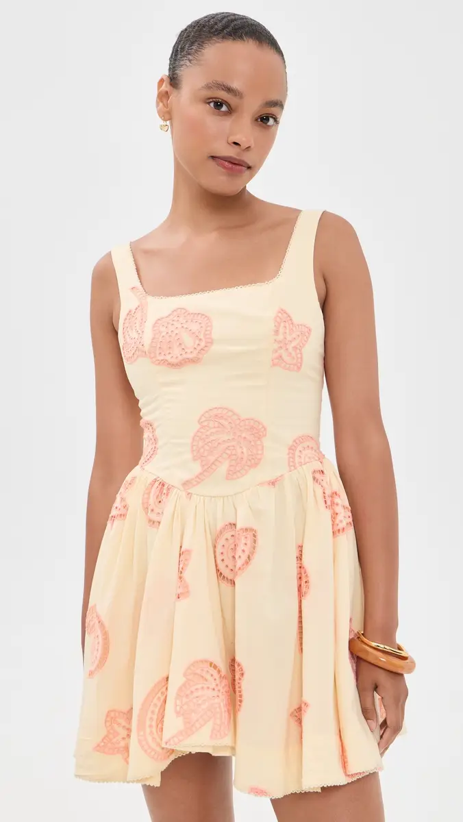 Agua Bendita Amonita Eyelet Mini Dress | Thumbnail 2 Agua Bendita Amonita Eyelet Mini Dress | Thumbnail 2