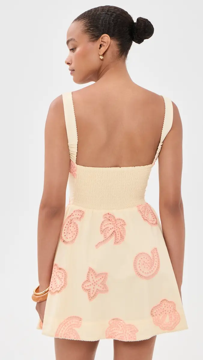 Agua Bendita Amonita Eyelet Mini Dress | Thumbnail 3 Agua Bendita Amonita Eyelet Mini Dress | Thumbnail 3