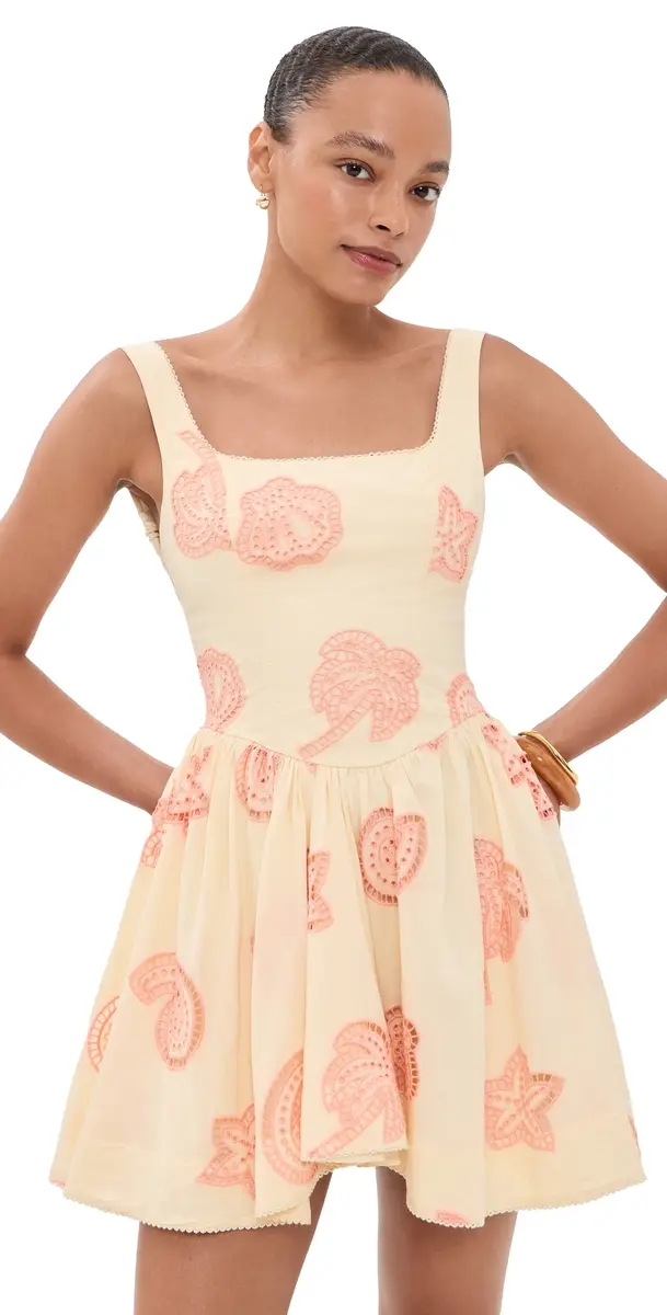 Agua Bendita Amonita Eyelet Mini Dress ulticolor | Image 1 Agua Bendita Amonita Eyelet Mini Dress ulticolor | Image 1